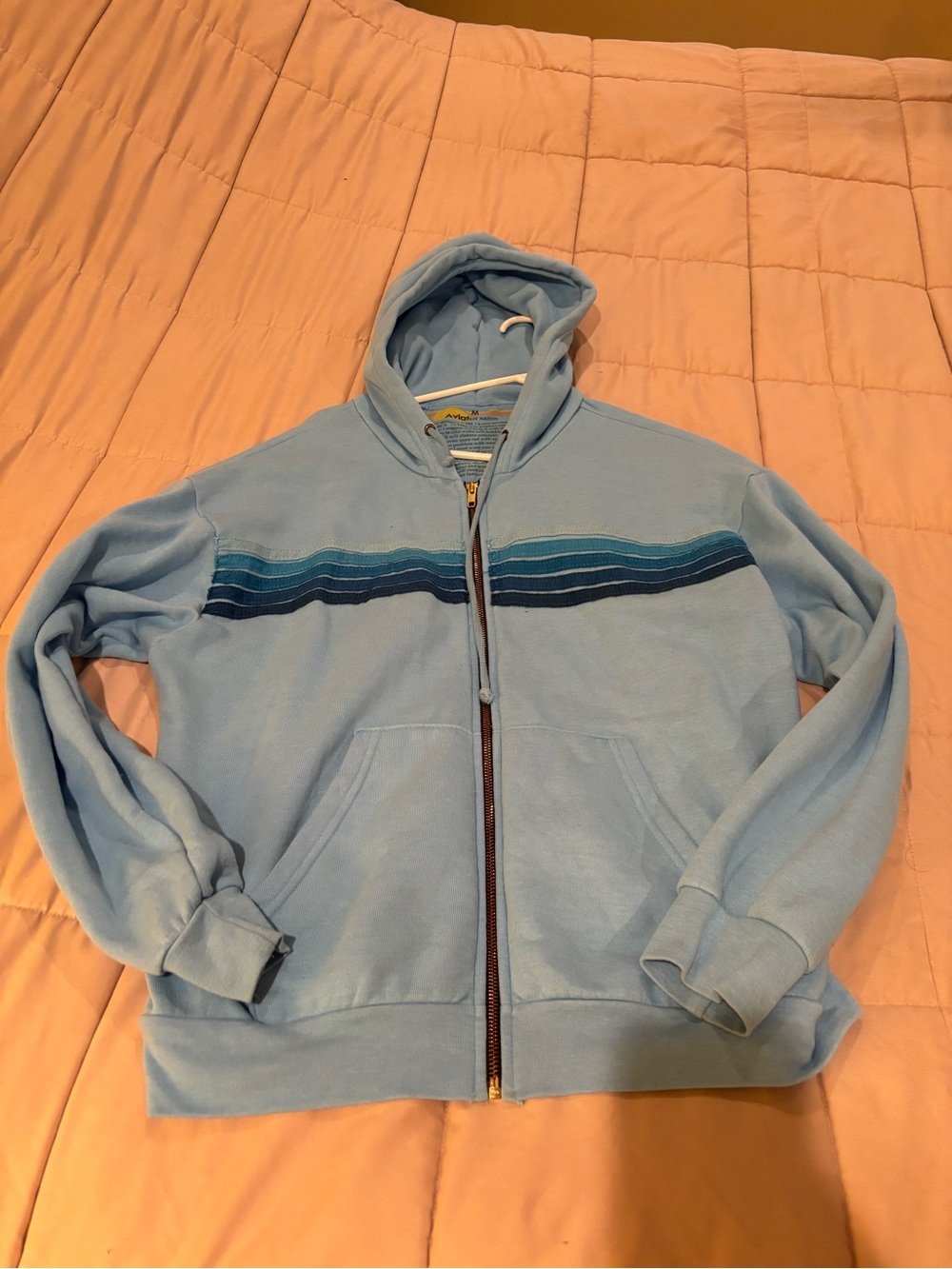 Aviator Nation striped hoodie
